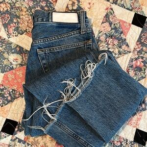 Re/Done 70s Stove Pipe jeans size 28